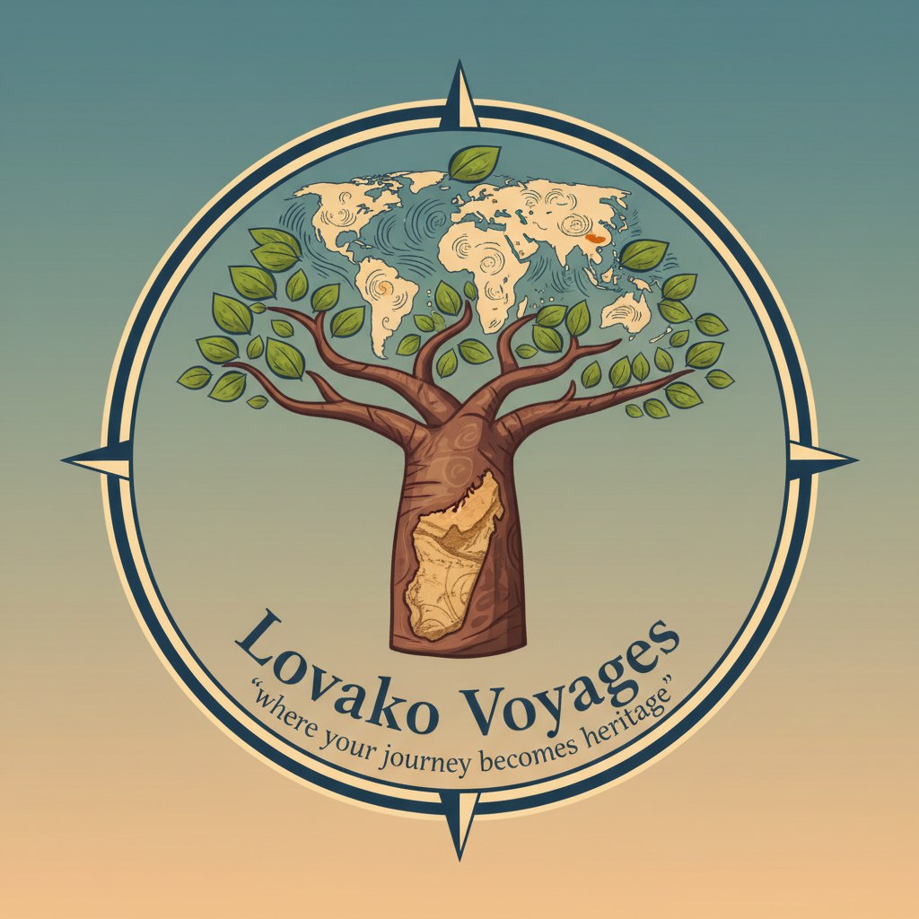 Lovako Voyages Logo - Bespoke Travel Plans and Professional Tour Guide Specialized in Madagascar